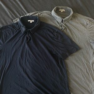 James Perse polo (2 polos) size medium